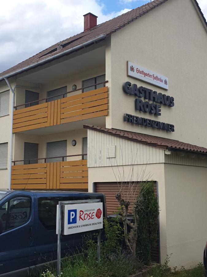 Landgasthof Rose Hotel Ditzingen Exterior foto