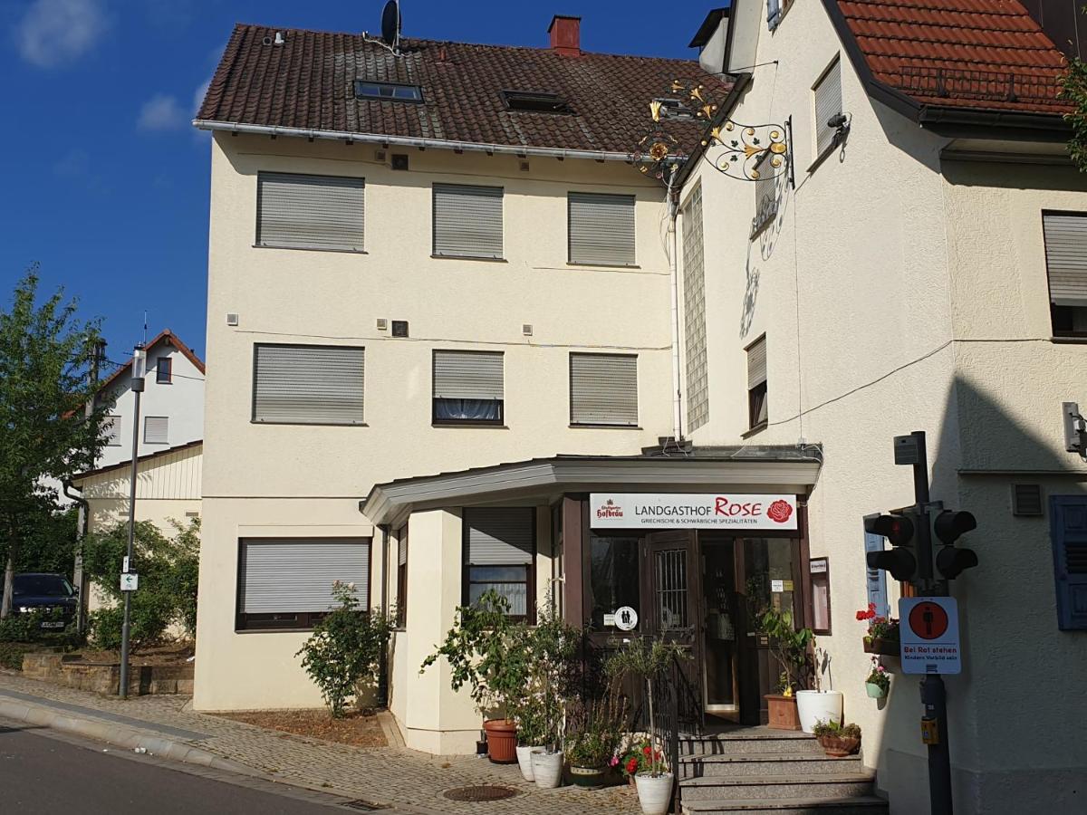 Landgasthof Rose Hotel Ditzingen Exterior foto
