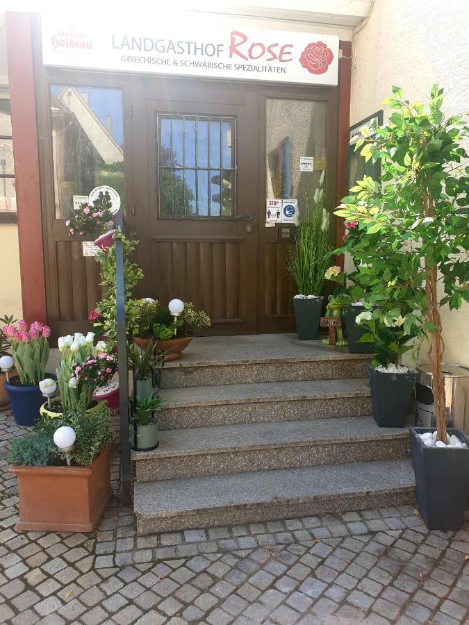Landgasthof Rose Hotel Ditzingen Exterior foto